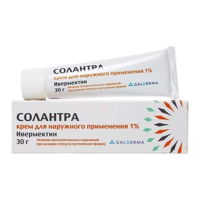 Солантра крем 1 % 30 г