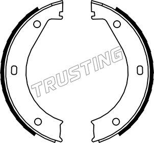 

Тормозные колодки TRUSTING стояночного тормоза 19023