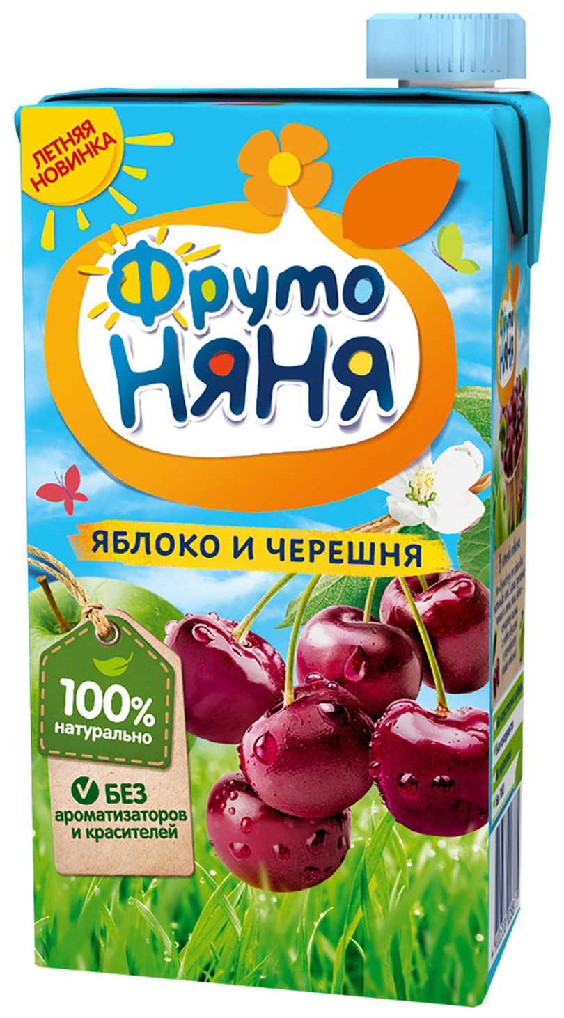 

Нектар ФрутоНяня из яблок и черешни осветленный с 3 лет 500 мл