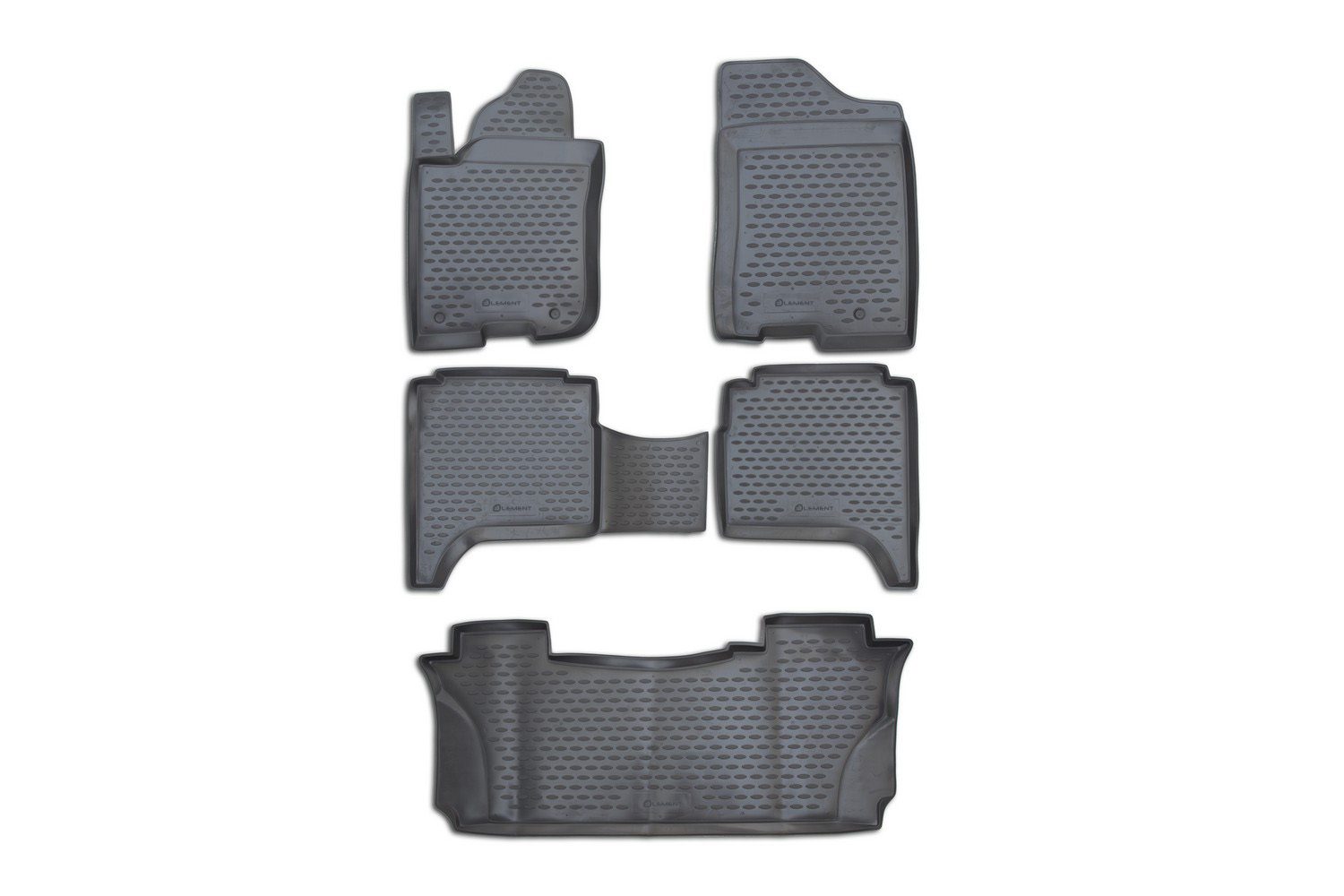 

Коврики в салон Element для INFINITI QX56 2004, 5 шт. полиуретан, серые
