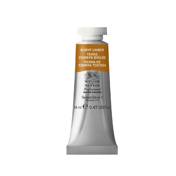 

Акварель Winsor&Newton Professional умбра жженая 14 мл, Коричневый, Professional
