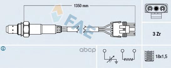 Лямбда-зонд FAE 77120
