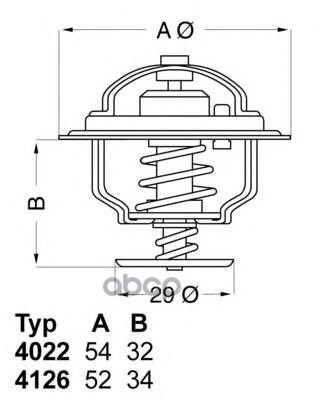 Термостат Wahler 412688