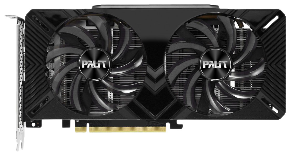 фото Видеокарта palit nvidia geforce gtx 1660 (pa-gtx1660 dual 6g)