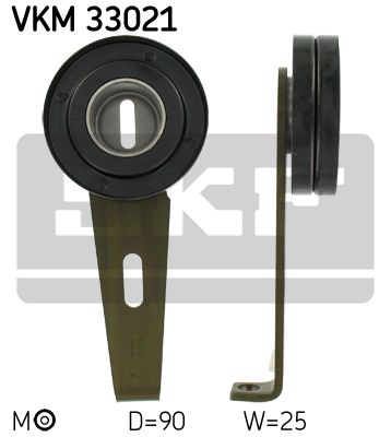 фото Натяжной ролик skf vkm 33021