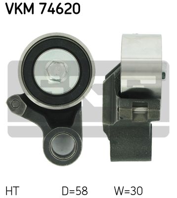 фото Натяжной ролик skf vkm 74620