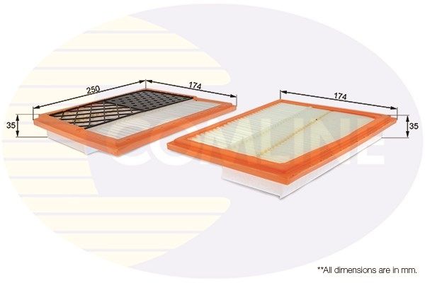 фото Фильтр воздушный comline eaf634