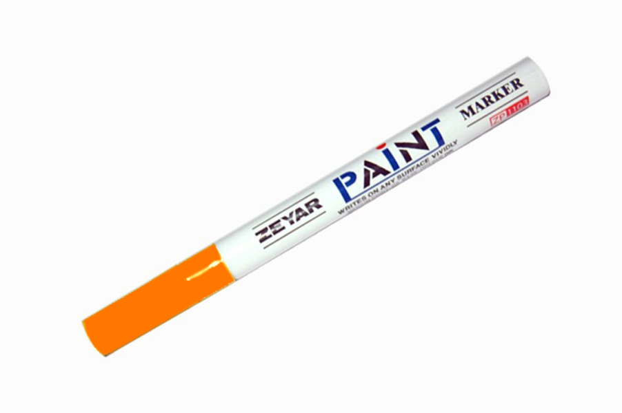 Маркер Zeyar Paint 2.5мм оранжевый