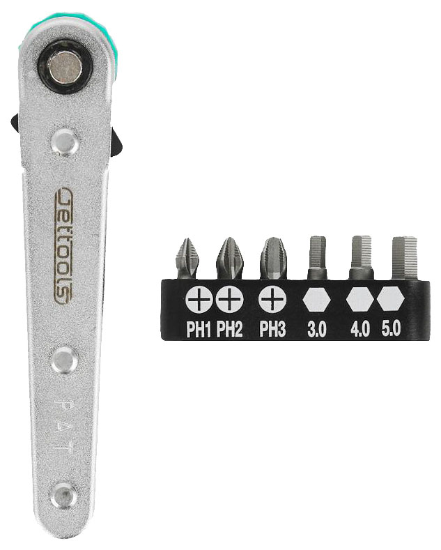 

Набор с мини-трещоткой Jettools 1/4" 8 шт
