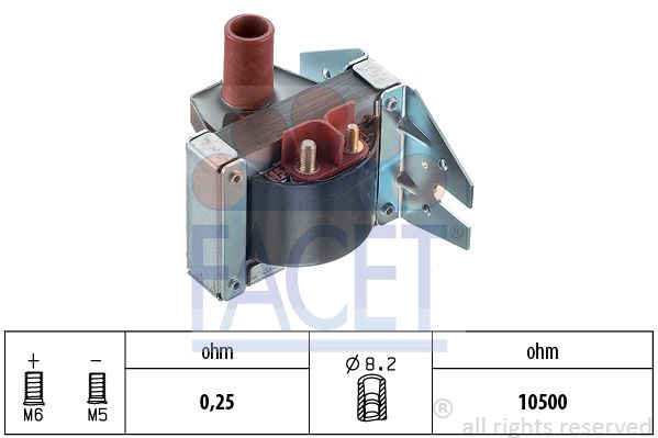 Катушка зажигания FACET 96079 5670₽