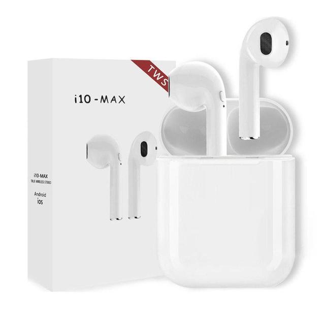 фото Беспроводные наушники tws i10-max white