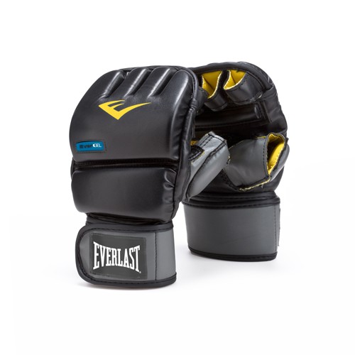 фото Боксерские перчатки everlast pu gel синие, 6 унций