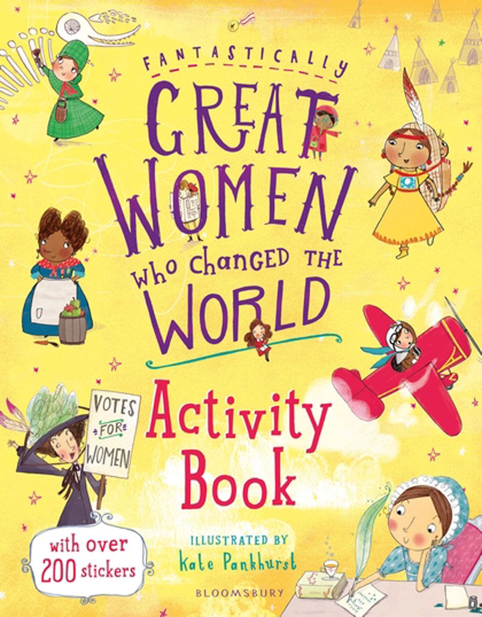 фото Fantastically great women who changed the world, activity book bloomsbury publishing