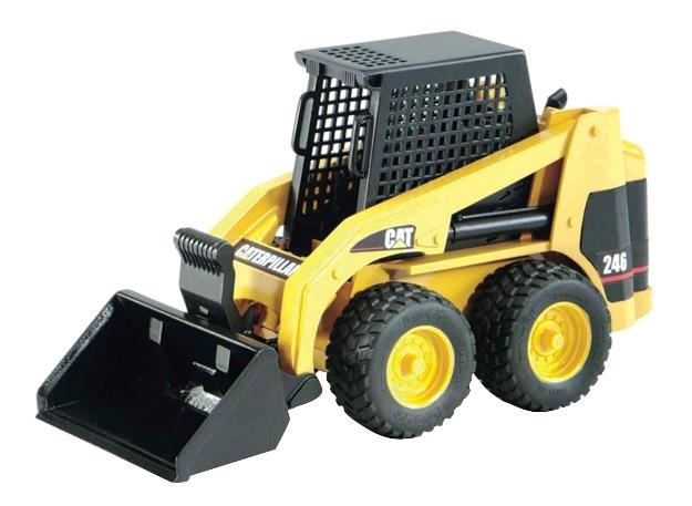 Мини-погрузчик колёсный Bruder CAT с ковшом bruder мини экскаватор cat с рабочим