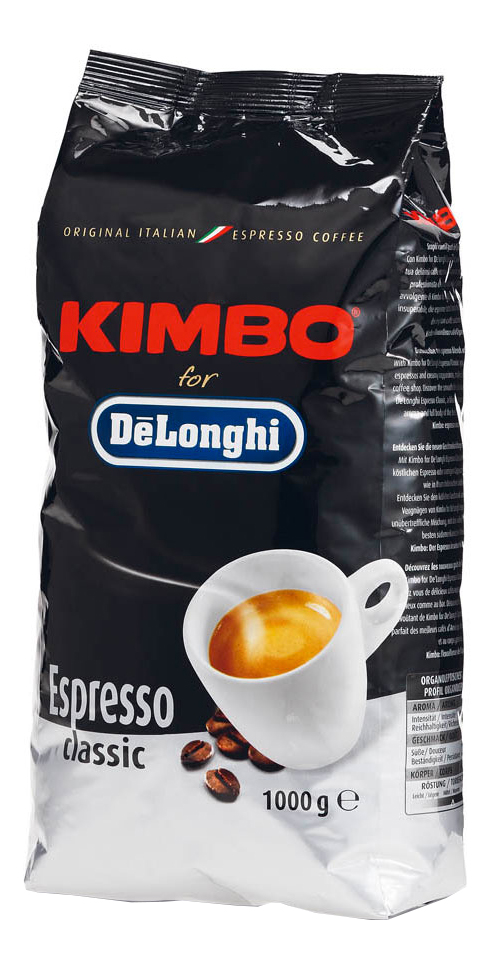 

Кофе в зернах DeLonghi kimbo espresso classic 1000 г, Kimbo Classic 1 кг