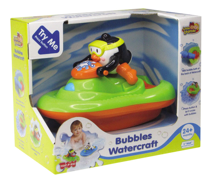 фото Игрушка для ванной happy kid toy "пингвиненок на катере" 4309t happy kid toy group ltd