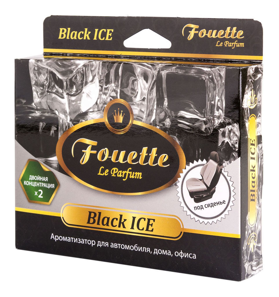 

Ароматизатор в машину Fouette Black Ice, Черный, Black Ice