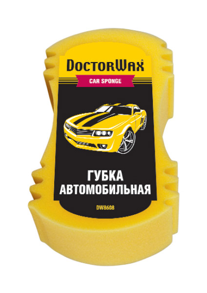 Губка автомобильная Doctor Wax 245x135x73мм (DW8608R)