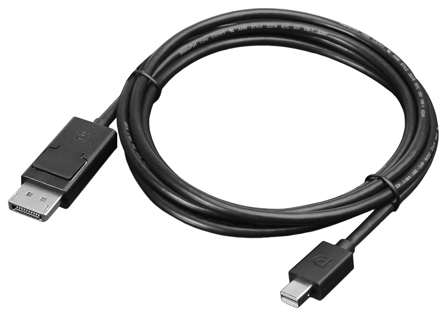 фото Кабель lenovo displayport-mini displayport, m-m 2м black (0b47091)