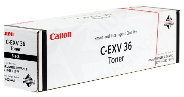 фото Тонер для лазерного принтера canon c-exv36 черный, оригинал