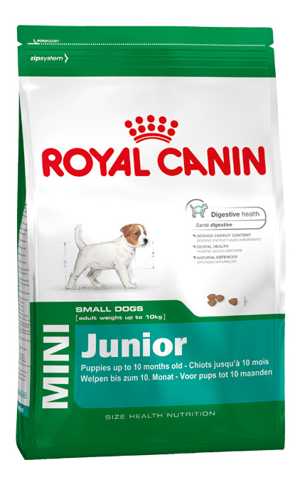 фото Сухой корм для щенков royal canin junior mini, птица, 4кг