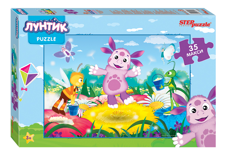 

Пазл Step Puzzle 35 деталей, Лунтик
