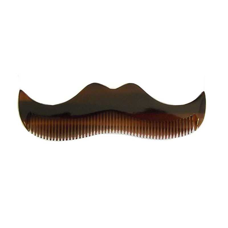 фото Расческа для усов morgan's pomade moustache comb amber morgan’s