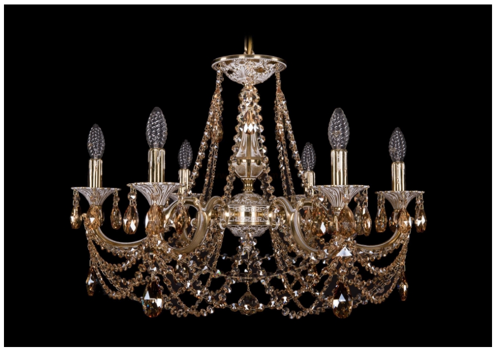 

Люстра подвесная Bohemia Ivele Crystal 1702/6/265/C/GW/R721, 1702/6/265/C/GW/R721