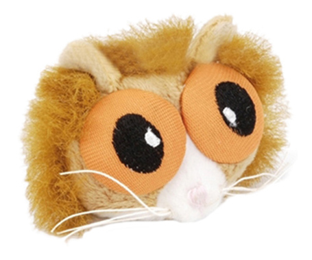 

Мягкая игрушка для кошек Beeztees Белка с большими глазами, плюш, коричневый, 6 см, Белка