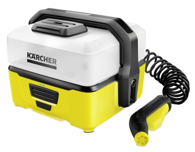 

Аккумуляторная мойка высокого давления Karcher OC 1.680-002.0 АКБ и ЗУ в комплекте, OC Adventure