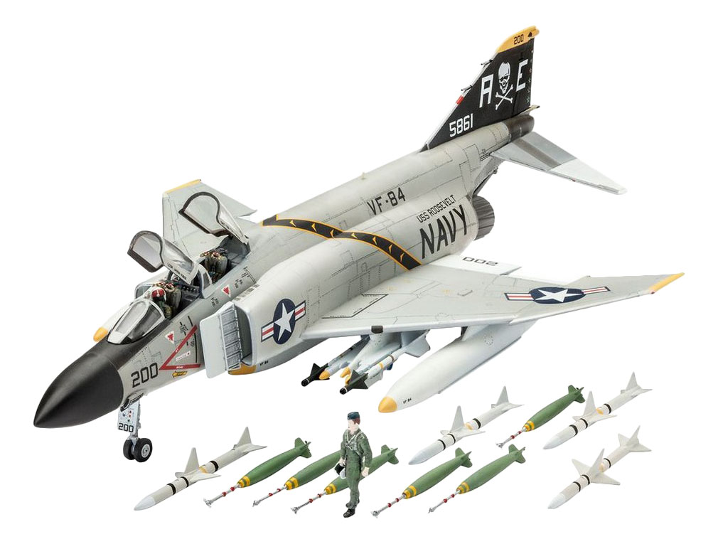 фото Модели для сборки revell f-4j phantom