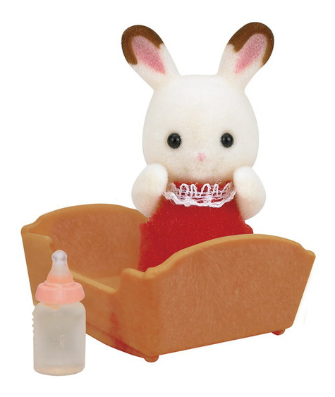 фото Игровой набор sylvanian families малыш шоколадный кролик