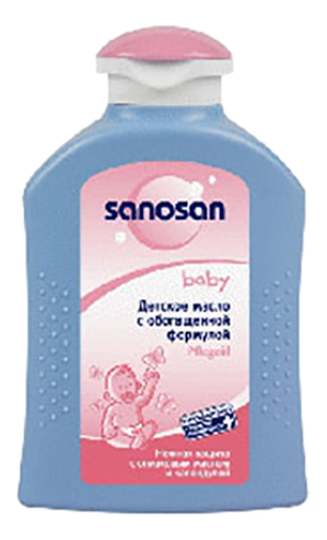 Купить Масло для тела детское Sanosan С обогащенной формулой 200 мл,