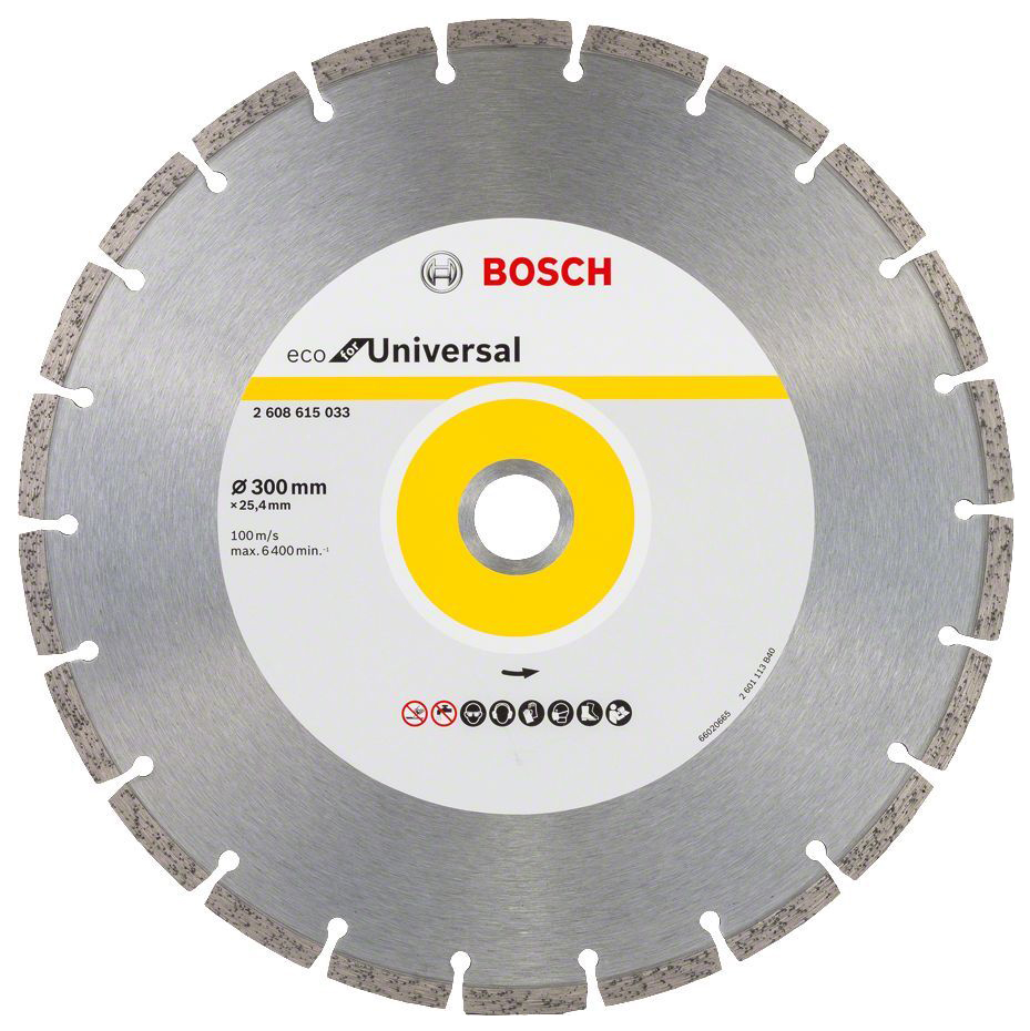 

Диск отрезной алмазный Bosch ECO Universal 300-25 2608615033