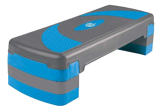 фото Степ-платформа lite weights 1810lw 3 уровня серая/синяя