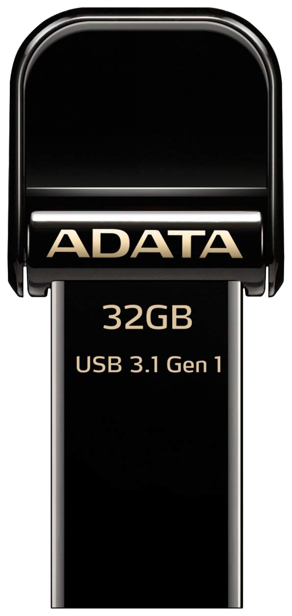 фото Флешка adata i-memory ai920 32гб black (aai920-32g-cbk)