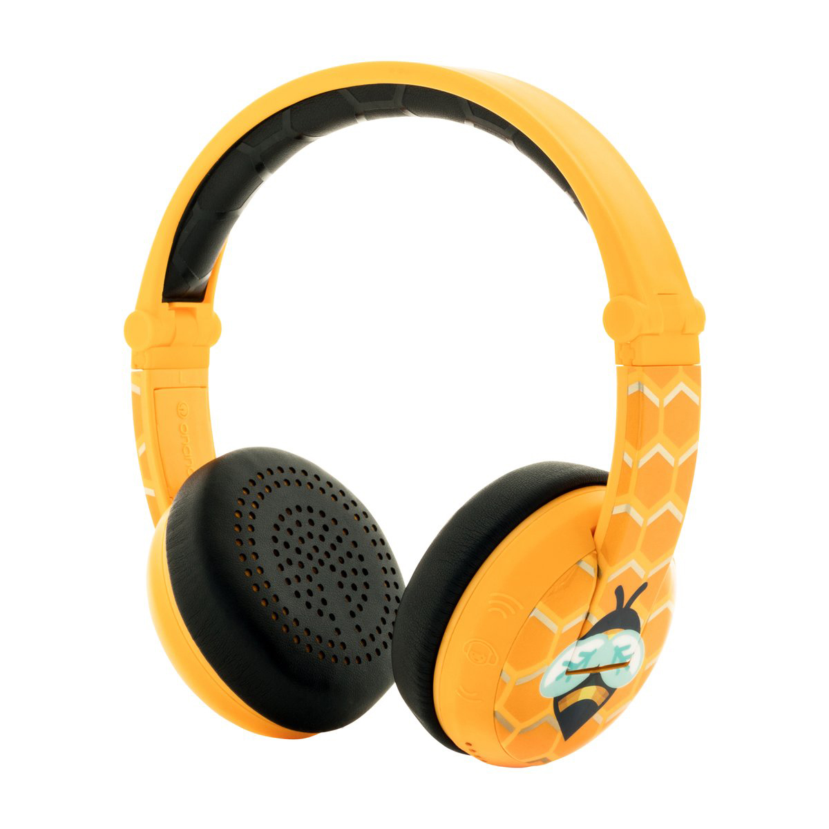 фото Беспроводные наушники buddyphones wave bee yellow/black