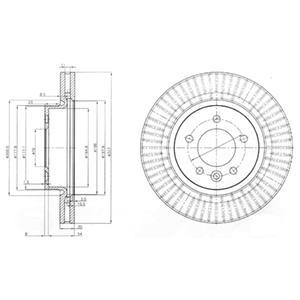 

Тормозной диск DELPHI BG9006