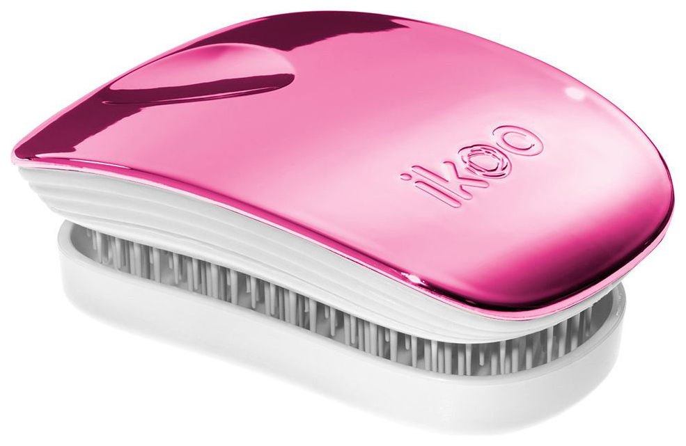 фото Расческа ikoo brush metallic pocket white cherry