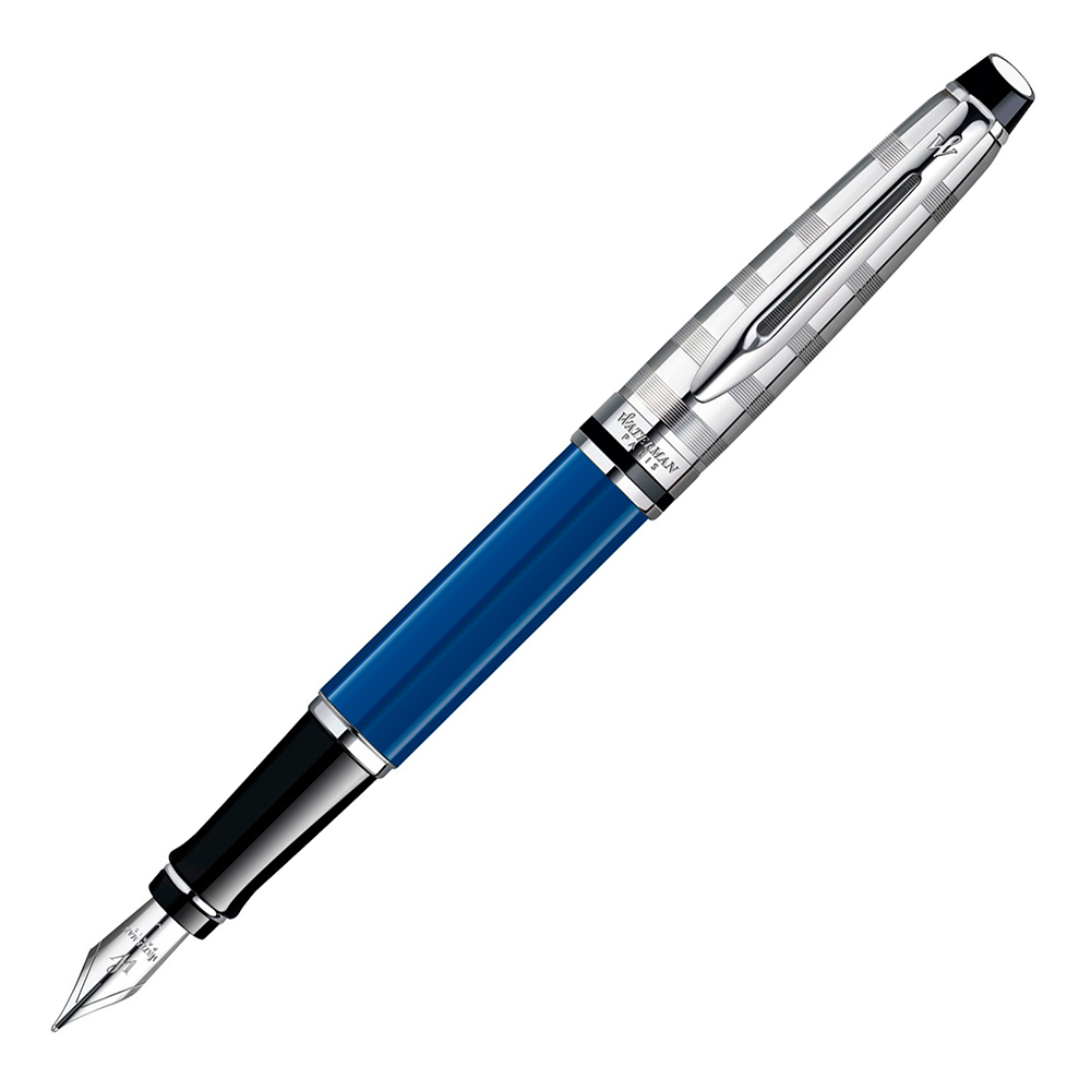 фото Ручка перьевая waterman expert - deluxe obsession blue ct, f