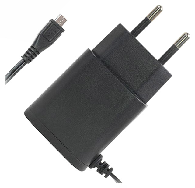 фото Сетевое зарядное устройство robiton tinycharger microusb 1a black