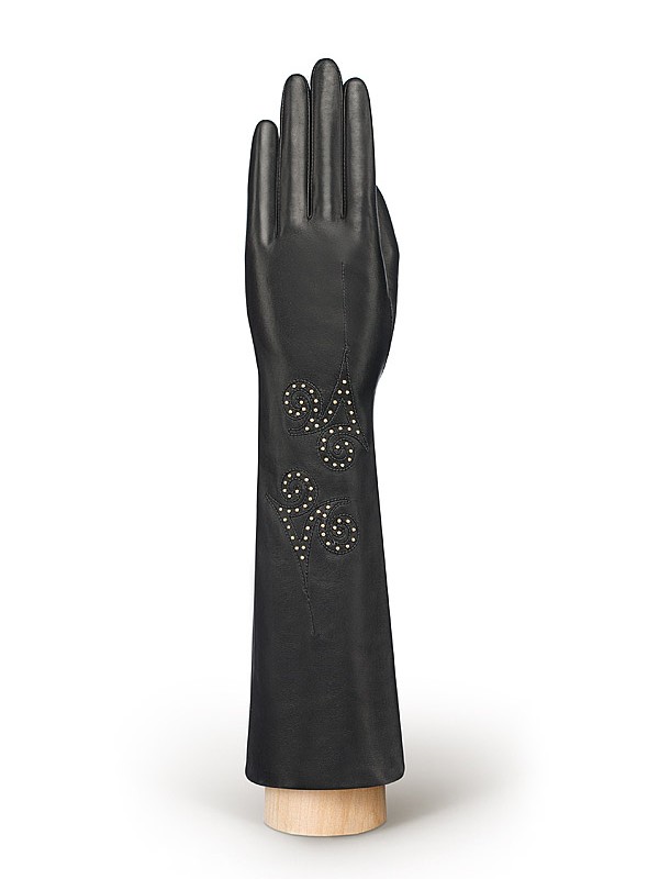 Перчатки женские Eleganzza F-IS0018 черные, р. 7