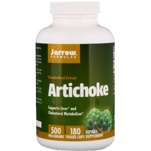 фото Jarrow artichoke 500 mg (180 капсул) - артишок экстракт листьев в капсулах jarrow formulas