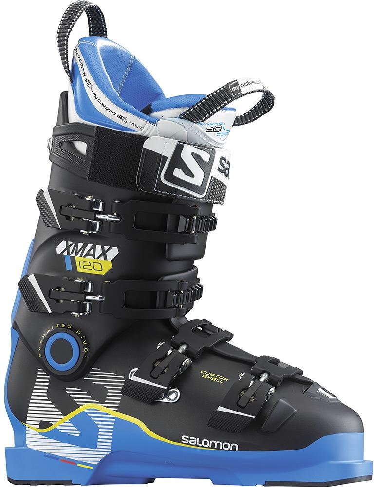 фото Горнолыжные ботинки salomon x max 120 2017, black/blue, 25