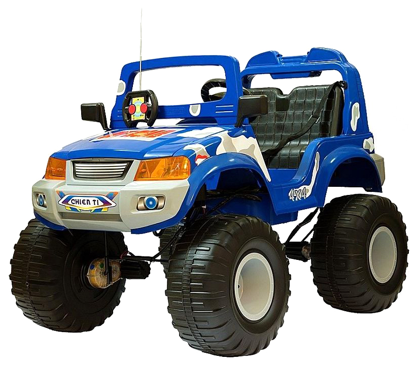 Радиоуправляемый электромобиль Chien Ti Off-Roader CT-885R синий камуфляж косметичка на молнии синий камуфляж