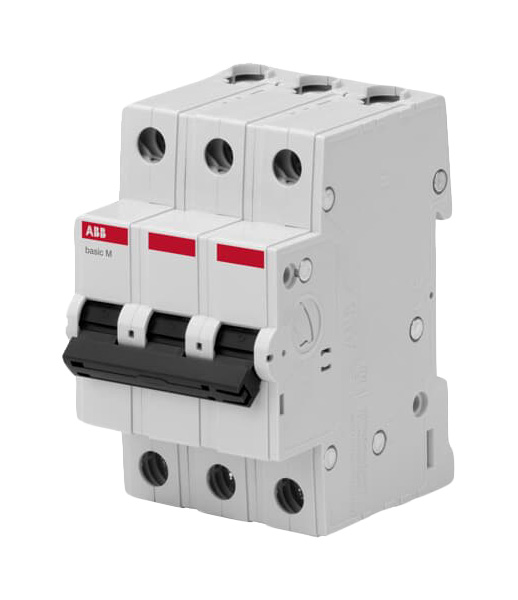 фото Выключатель автоматический basic m, bms413c20, 3 p, 20 a, c, 4,5 ка abb