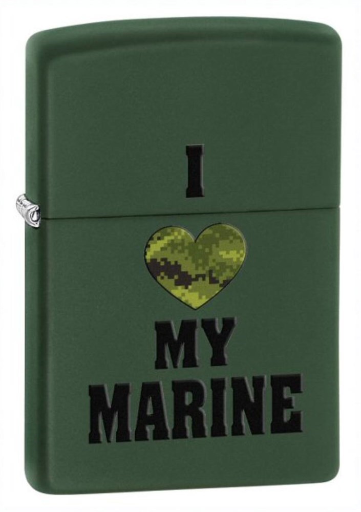 

Бензиновая зажигалка Zippo Marines 28338 Green Matte, Зеленый, Marines 28338