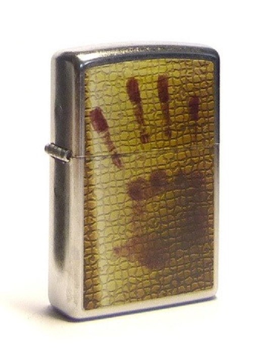 

Бензиновая зажигалка Zippo Hand Print 219 High Polish Chrome, Серебристый, Hand Print 219