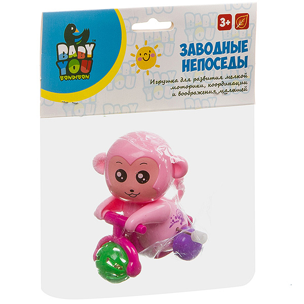 

Игрушка заводная Bondibon "Обезьянка"