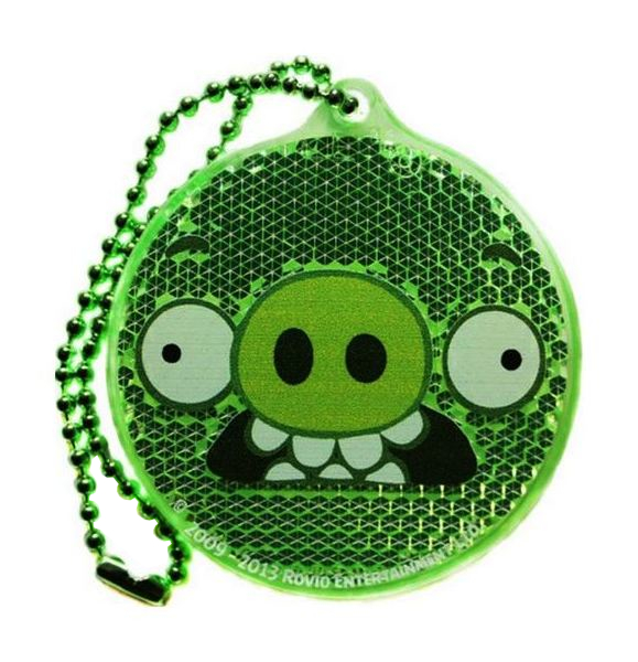 

Световозвращатель пешеходный Сoreflect Angry Birds "Pig angry" (зеленый)